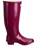 Glossy Violet Huntress wellies