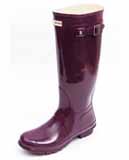 Purple gloss Hunter Wellies