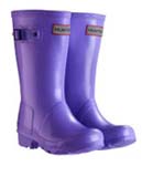 Purple Kids Hunter Wellies